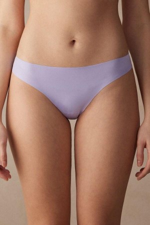 Dámské Kalhotky Intimissimi Brazilian in Seamless Ultra Light Microfiber Levandule | CZ PQ3566