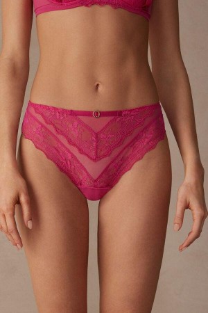 Dámské Kalhotky Intimissimi Fearless Femininity Hipster Brazilian Růžové | CZ EX3754