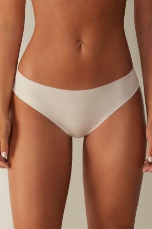 Dámské Kalhotky Intimissimi Seamless Supima® Bavlněné Růžové | CZ DN3633