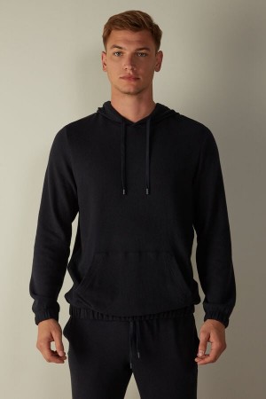 Pánské Dlouhým Rukávem Intimissimi Tricot Sweatshirt Blankyt | CZ QZ3108