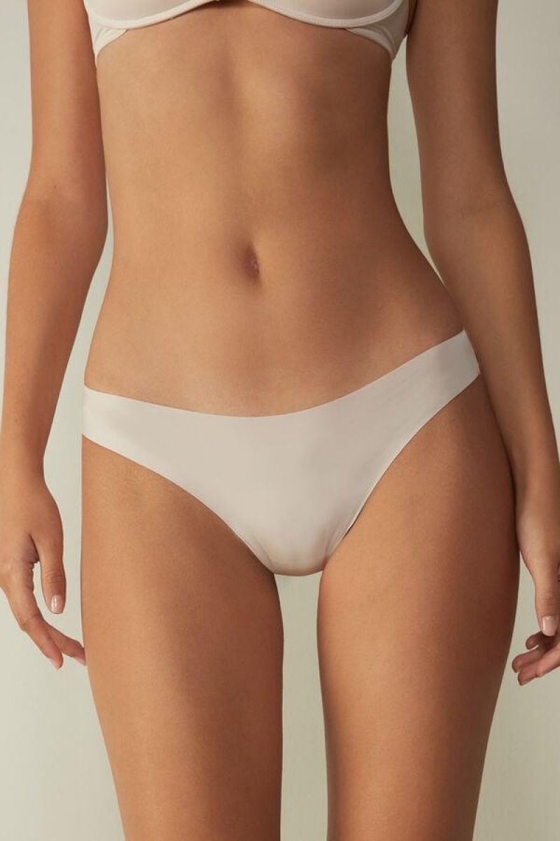 Dámské Kalhotky Intimissimi Brazilian in Seamless Ultra Light Microfiber Růžové | CZ NB3498