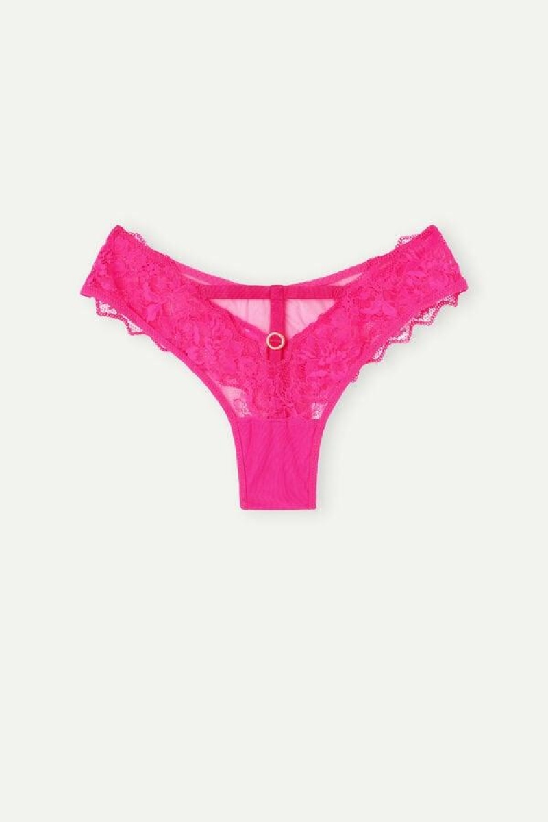 Dámské Kalhotky Intimissimi Fearless Femininity Brazilian Růžové | CZ EX3573