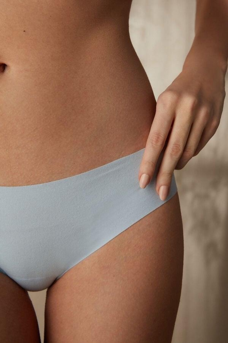 Dámské Kalhotky Intimissimi Seamless Supima® Bavlněné Blankyt | CZ AP3687