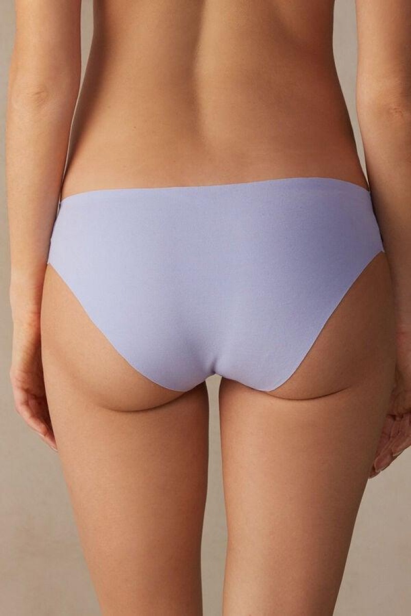 Dámské Kalhotky Intimissimi Seamless Supima® Bavlněné Levandule | CZ NB3681