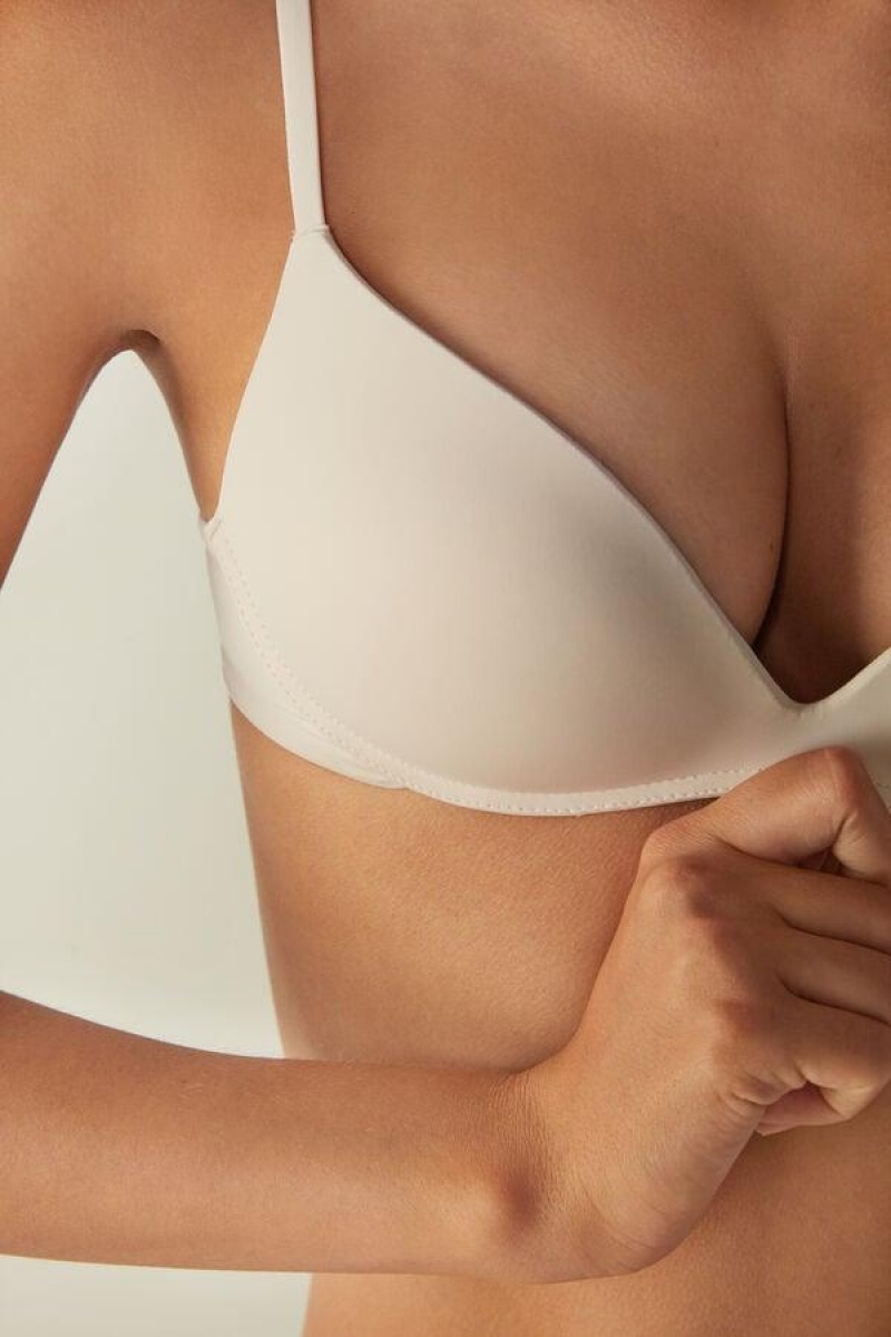 Dámské Podprsenky Intimissimi Gioia B Cup Microfiber Super Push-Up Růžové | CZ KI4701