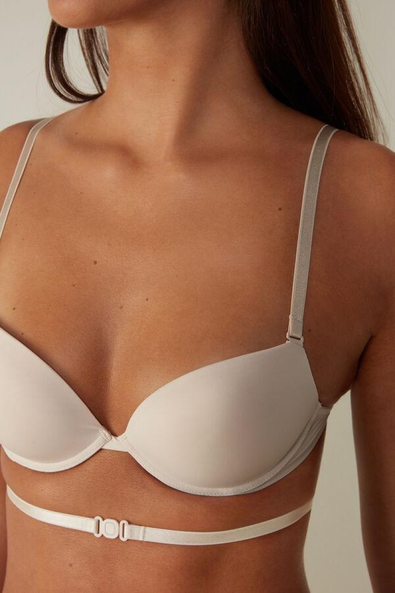 Dámské Podprsenky Intimissimi Silvia Multifunkční Push-up in Microfiber Růžové | CZ RW4716