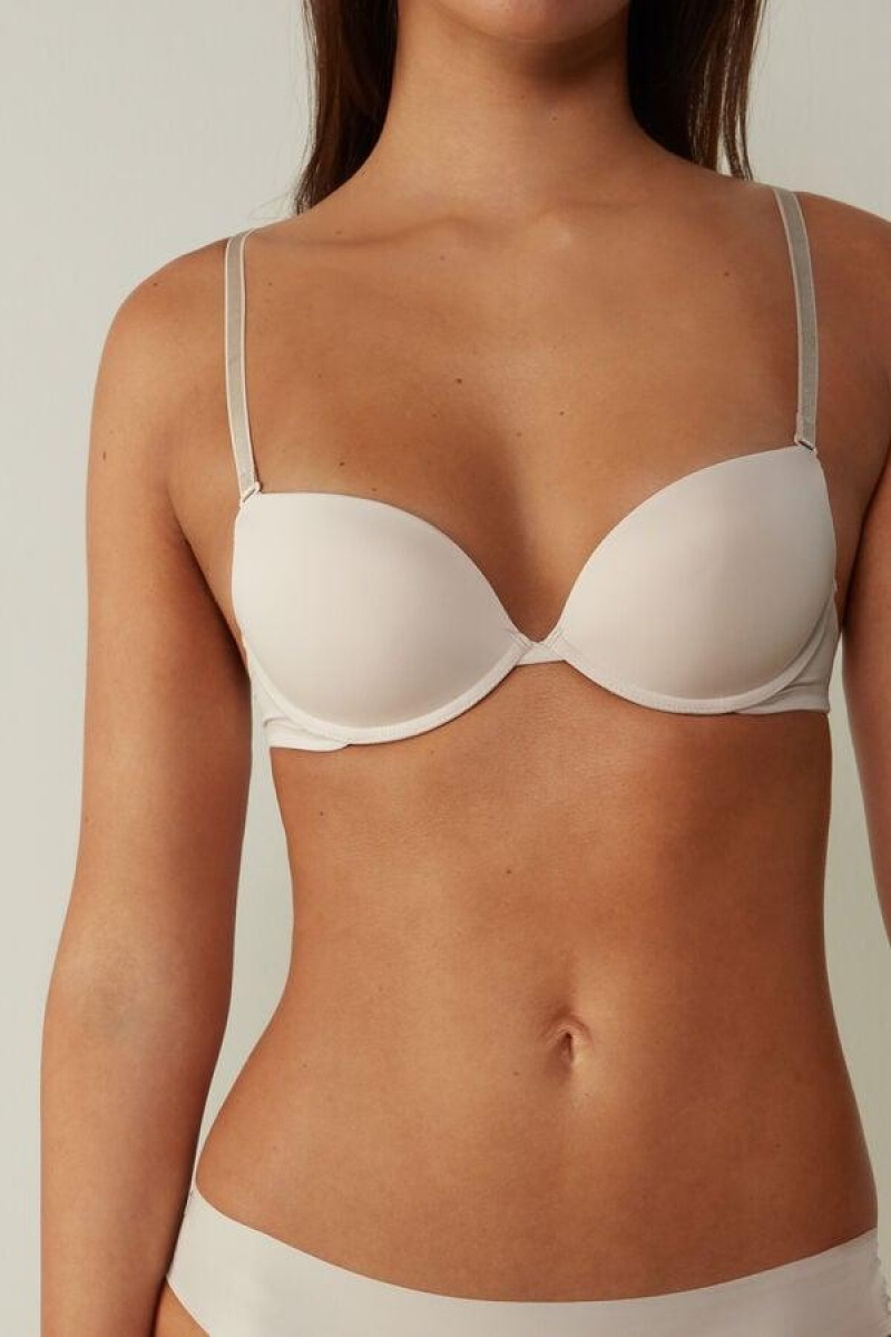 Dámské Podprsenky Intimissimi Silvia Multifunkční Push-up in Microfiber Růžové | CZ RW4716