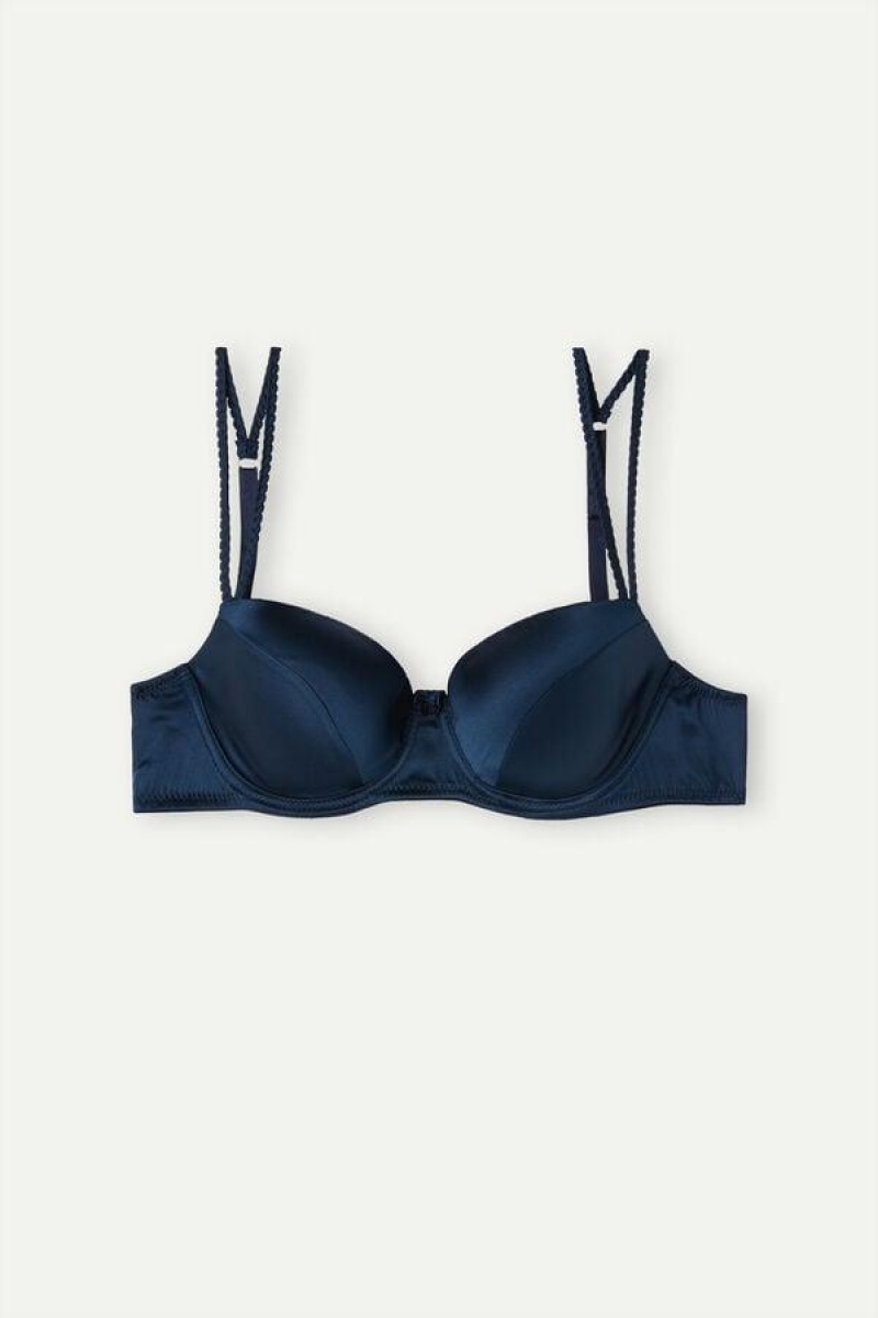 Dámské Podprsenky Intimissimi Sofia Balconette in Silk Blankyt | CZ SO4525