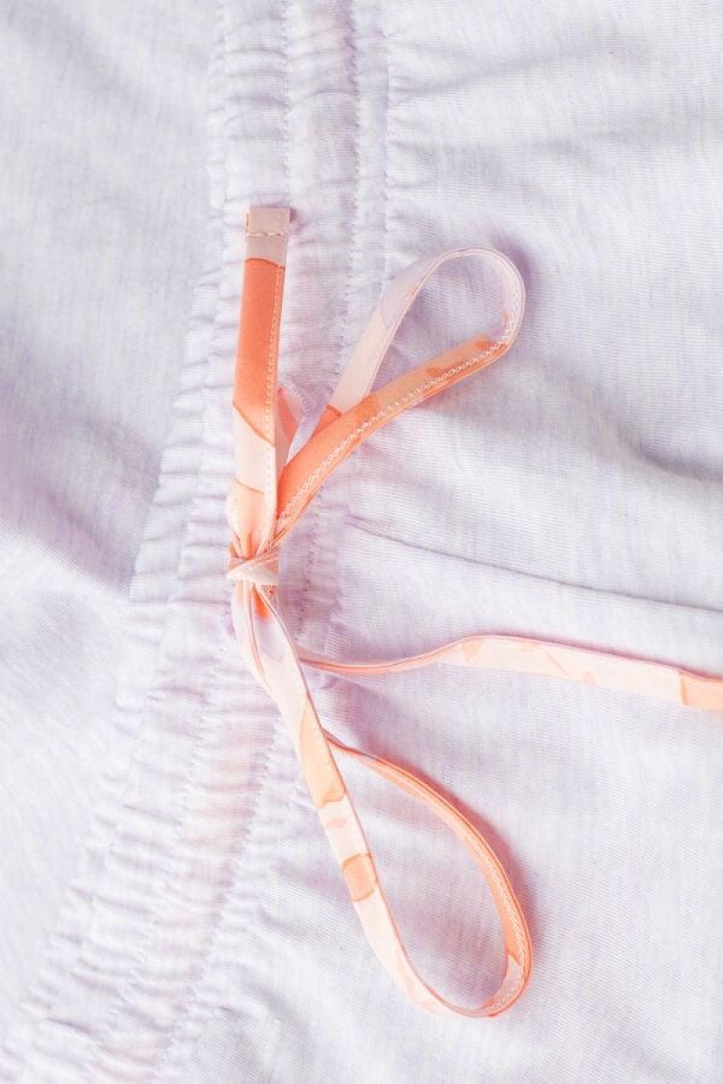 Dámské Pyžama Intimissimi Iris and Apricot Supima® Ultrafresh Bavlněné Shorts Fialové | CZ GL4099