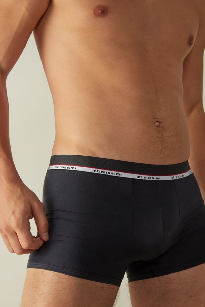 Pánské Boxer Intimissimi Micromodal Blankyt | CZ NB3473