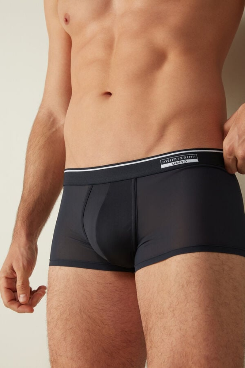 Pánské Boxer Intimissimi Super Fresh Micro-mesh Blankyt | CZ PQ3462