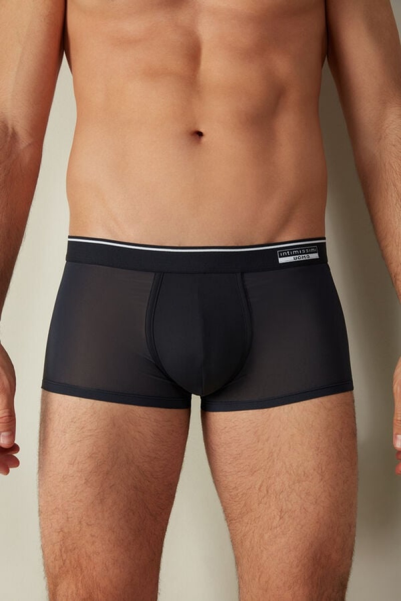 Pánské Boxer Intimissimi Super Fresh Micro-mesh Blankyt | CZ PQ3462