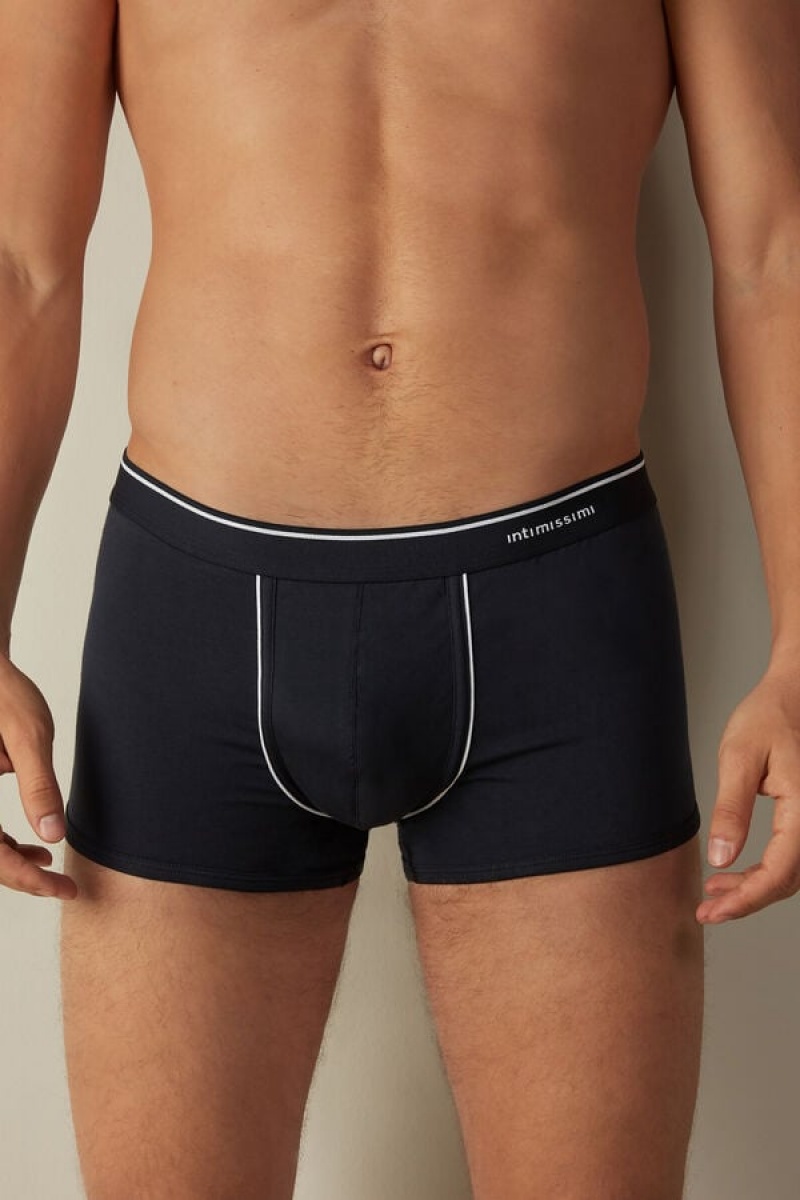 Pánské Boxer Intimissimi Supima® Bavlněné Blankyt Bílé | CZ FM3458