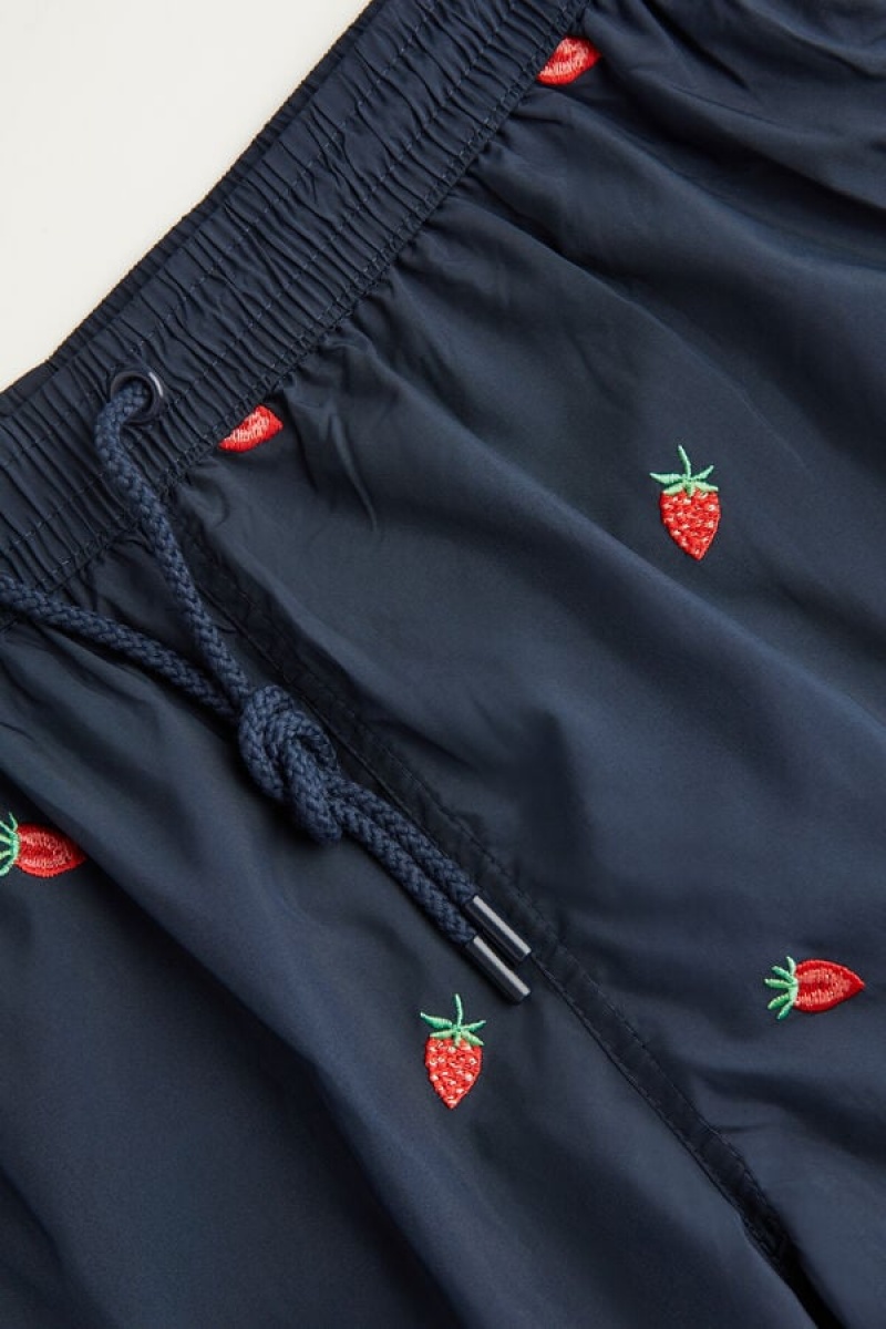 Pánské Plavky Intimissimi Embroidered Strawberry Blankyt | CZ BC3298