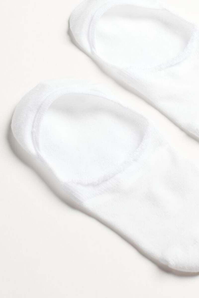 Pánské Ponožky Intimissimi Terrycloth Shoe Liners Bílé | CZ HK3261